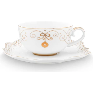 Pip Studio Royal Gold White Beyaz Porselen Çay Fincanı 225 ml