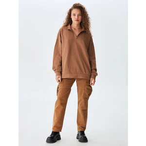 KadınKahve Rengi Sweatshırt