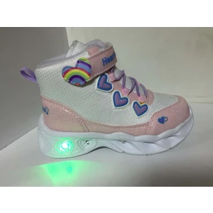 Kids Ptk Işıklı Içi Miflon Ortopedik Kız Çocuk Yarım Bot  - Cool - Kids Ptk - Gümüş - 27 - ST02268-GÜMÜŞ-27