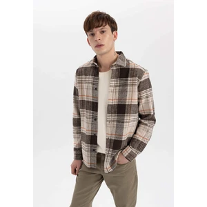 Regular Fit Kareli Oduncu Uzun Kollu Gömlek S9275AZ23AU
