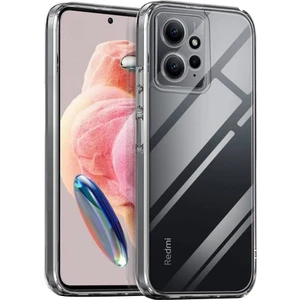 Xiaomi Redmi Note 12 4g Kılıf Kamera Korumalı Silikon Şeffaf Arka Kapak