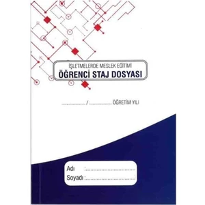 20 x 28 Öğrenci Iş Dosyası Staj Dosyası 96 Yaprak