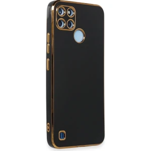 Realme C25Y Kılıf Olive Plated Siyah