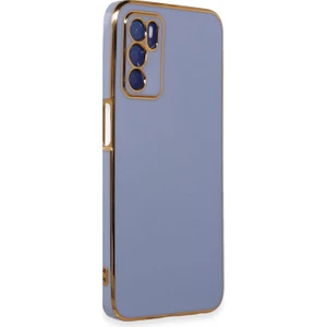 Oppo A16 Kılıf Olive Plated Lavanta Grisi