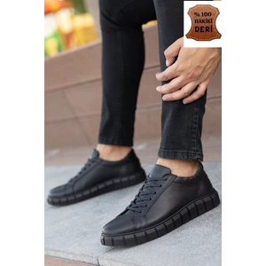 Garantili D075  Deri Günlük  Erkek Klasik Ayakkabı