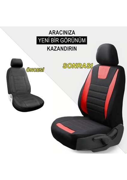 Dacia Logan Uyumlu Özel Tasarım Oto Koltuk Kılıfı Seti Maxy Ks