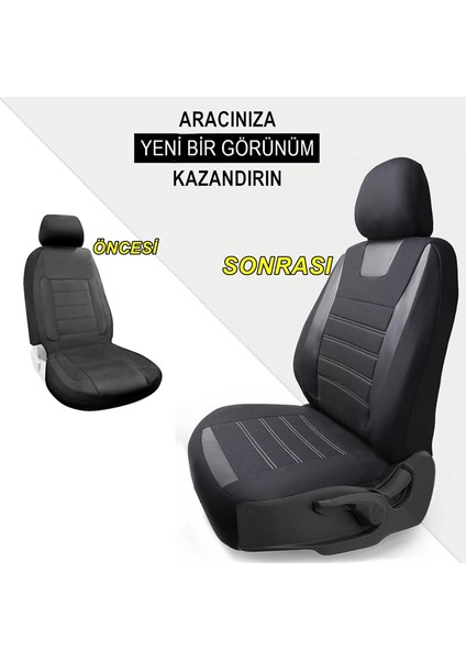 Bmw 5 Serisi 525 Uyumlu Özel Tasarım Oto Koltuk Kılıfı Seti Maxy Sb