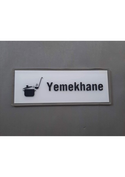 Crystal Seri Yemekhane Kapı İsimliği