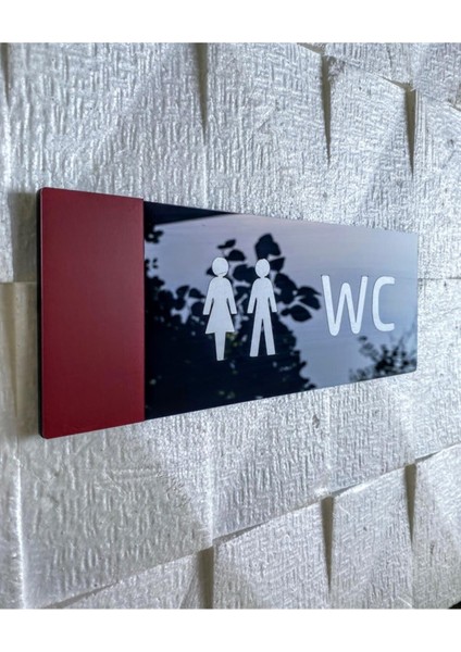 Red Line Serisi Wc Yönlendirme Tabelası