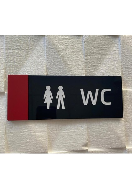 Red Line Serisi Wc Yönlendirme Tabelası