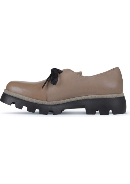 Gri Deri Kadın Klasik Ayakkabı 01WZ6502 modelleri