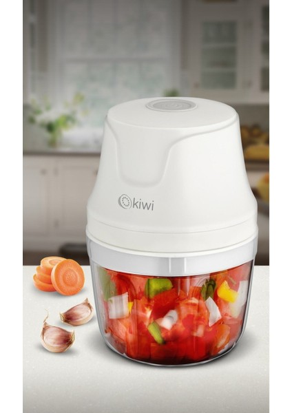 Orginal KC8203 3 Bıçaklı 350 ml Şarjlı Gıda Doğrayıcı Blender