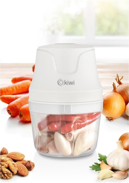 Orginal KC8203 3 Bıçaklı 350 ml Şarjlı Gıda Doğrayıcı Blender
