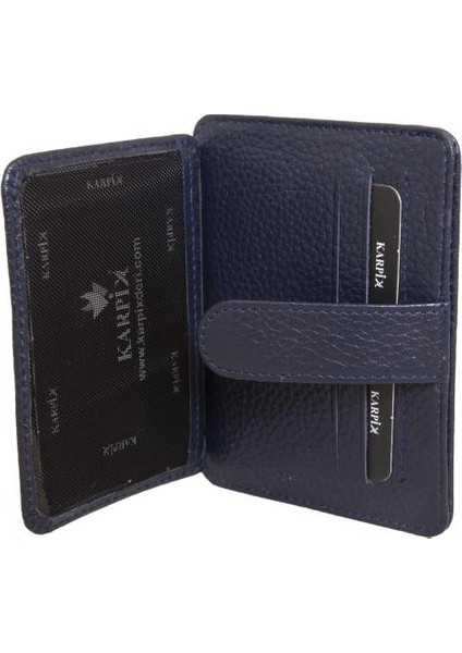 Deri Kredi Kartlık Çıtçıtlı / Karpıx