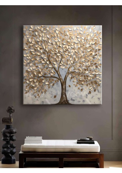 Abstract Art Tree Dekoratif Kanvas Tablo - VOOV2506