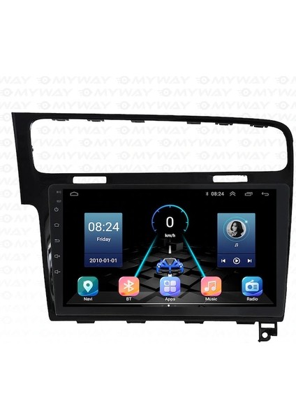 CELALİ TUNİNG Volkswagen Golf 7 Android 12 Carplay Navigasyon Multimedya - 4GB Ram 64GB HDD