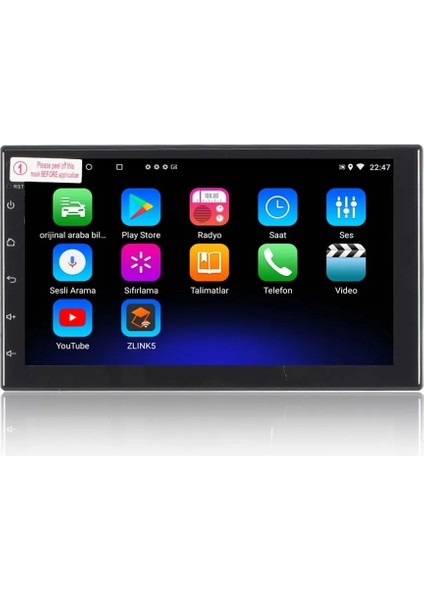 CELALİ TUNİNG Volkswagen Golf 4 (1998-2006) Android 12 Carplay Navigasyon Multimedya - 2GB Ram 32GB HDD