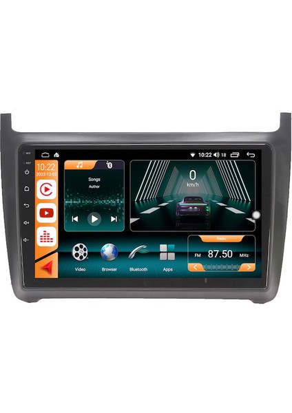 CELALİ TUNİNG Volkswagen Polo 7 Android 12 Carplay Navigasyon Multimedya - 2GB Ram 32GB HDD