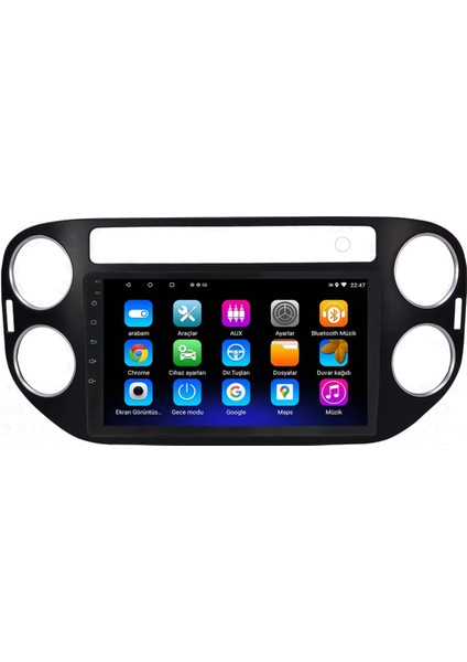 CELALİ TUNİNG Volkswagen Tiguan (2012-2015) Android 12 Carplay Navigasyon Multimedya - 2GB Ram 32GB HDD fiyatları