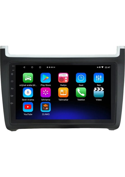 CELALİ TUNİNG Volkswagen Polo 7 (2011-2013) Android 12 Carplay Navigasyon Multimedya - 2GB Ram 32GB HDD fiyatları