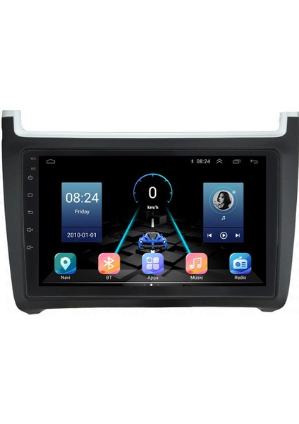CELALİ TUNİNG Volkswagen Polo 7 (2011-2013) Android 12 Carplay Navigasyon Multimedya - 4GB Ram 64GB HDD