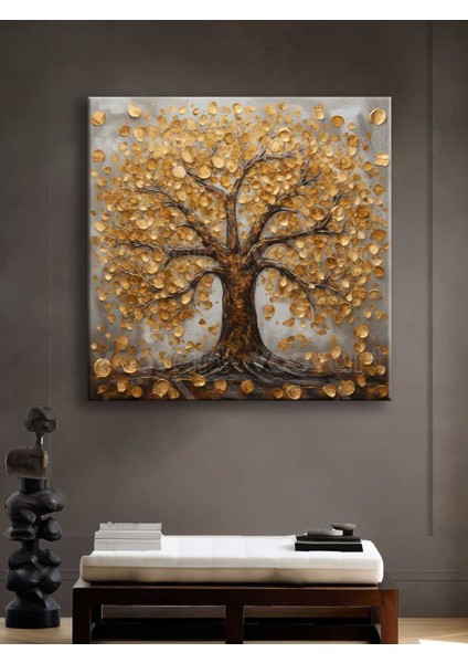 Abstract Art Tree Dekoratif Kanvas Tablo - VOOV2507