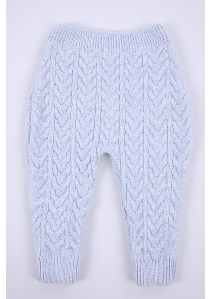 Babyhola Kalın Triko Kız Erkek Bebek Çocuk Kışlık Bereli Alt Üst Yünlü 3'lü Takım 5800 modelleri