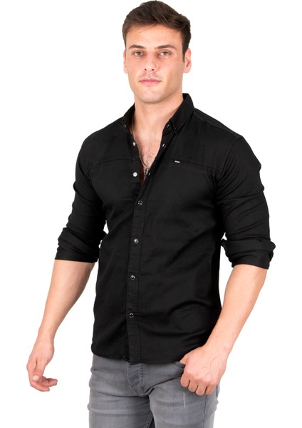 Çıt Çıt Düğmeli Kot Gömlek 2300412 fırsatları