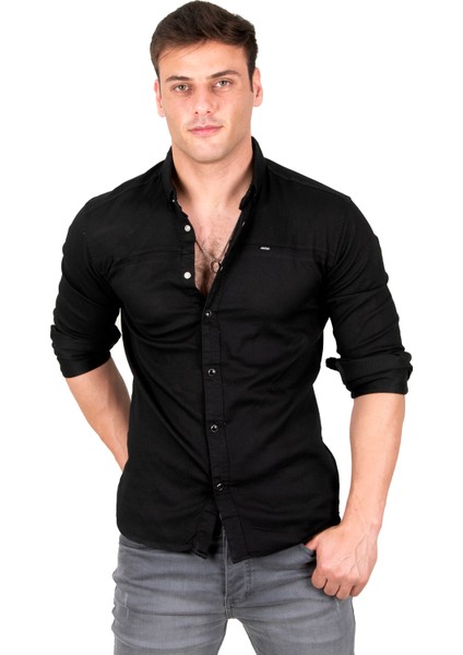 Çıt Çıt Düğmeli Kot Gömlek 2300412 indirimleri