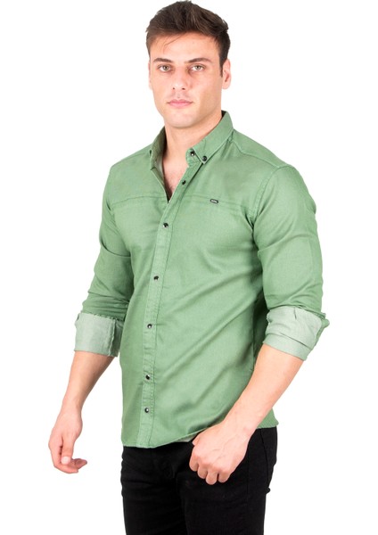 Çıt Çıt Düğmeli Kot Gömlek 2300412 fırsatları