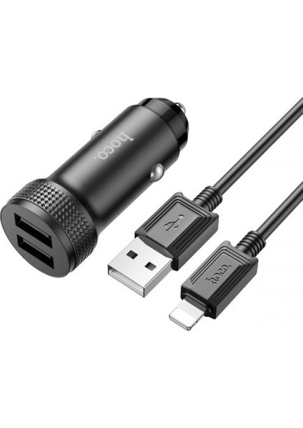 Qc 3.0 Akım Korumalı Araç Şarj Başlık ve Iphone Kablo Iphone 11 12 13 14 Pro Max Şarj Araç Şarj