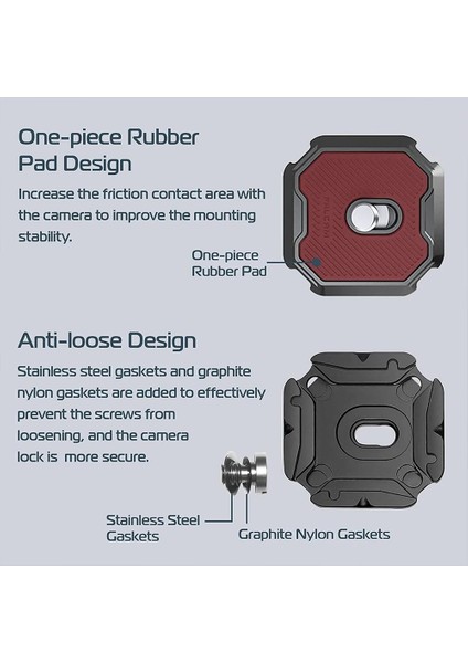 F38 Quick Release Fotoğraf Makine Askısı Kit V2