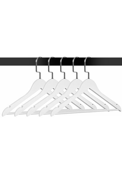 Ahşap Elbise Kıyafet Askısı 1.kalite Boyalı Italyan Ahşap Askı 10 Adet modelleri