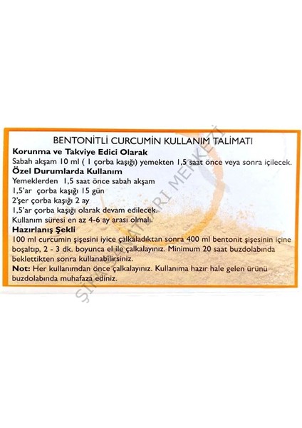 Bentonızer Bentonitli Curcumin | 500 ml