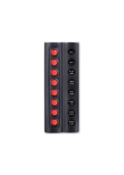 Swıtch Panel 8 Li Otom.sigortalı,led