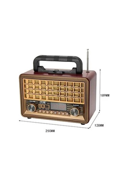 NS-2072BT Am/fm/sw/ Bluetooth Nostaljik Radyo