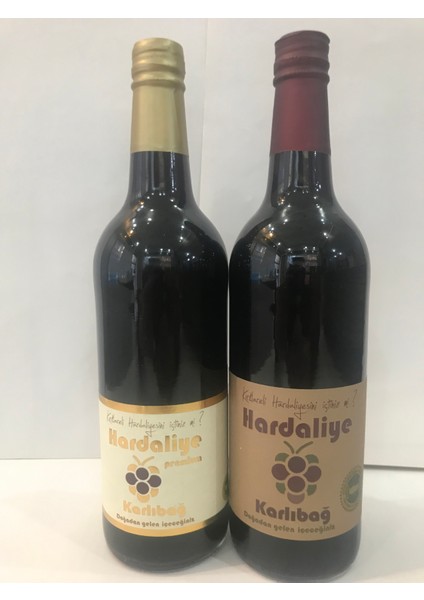 Klasik Hardaliye 750 ml & Karlıbağ Premium Hardaliye 750 ml 2'li Paket modelleri