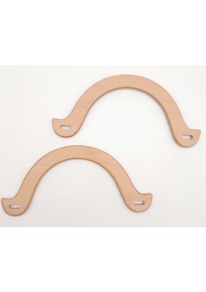 U Model 10X22 cm Açık Ahşap Renk Ahşap Çanta Sapı fiyatları