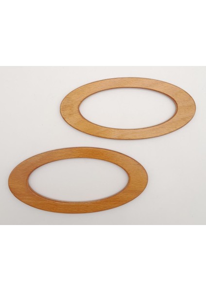 Oval Model 9X19.5 cm Ahşap Renk Ahşap Çanta Sapı fiyatları