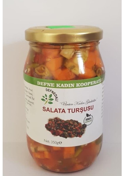 Defne Dalı Defne Kadın Kooperatifi Salata Turşusu 350 gr