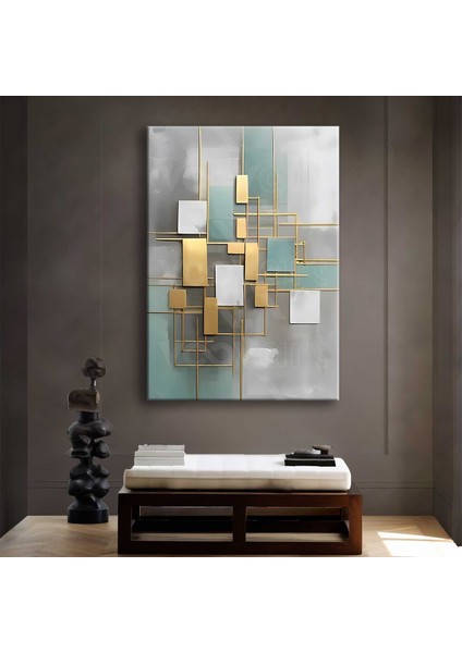 Abstract Art Dekoratif Kanvas Tablo - VOOV2526