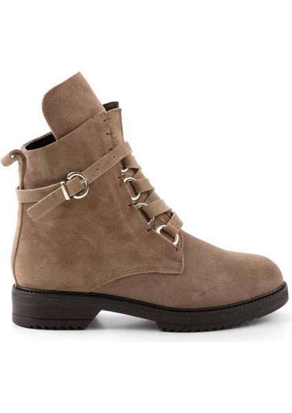 Taupe Süet Leather Kadın Bot & Bootie K02351137402 fiyatları