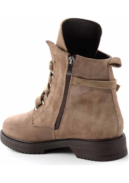 Taupe Süet Leather Kadın Bot & Bootie K02351137402 fırsatları