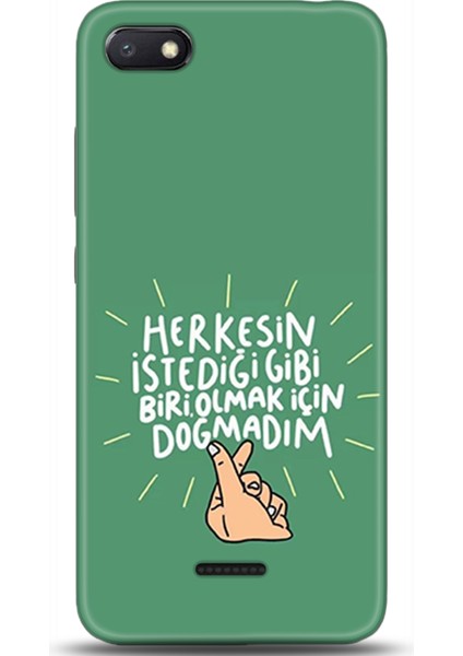 Xiaomi Redmi 6A Kılıf Hd Baskılı Kılıf - Followed Institution 0426