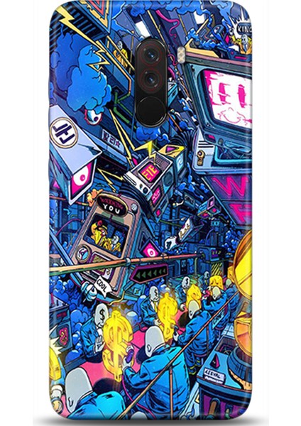 Xiaomi Pocophone F1 Kılıf Hd Baskılı Kılıf - Followed Institution 0161