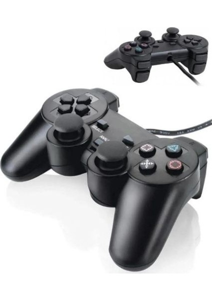 Titreşimli Gamepad Joystick Analog USB Pc Bilgisayar Oyun Kolu