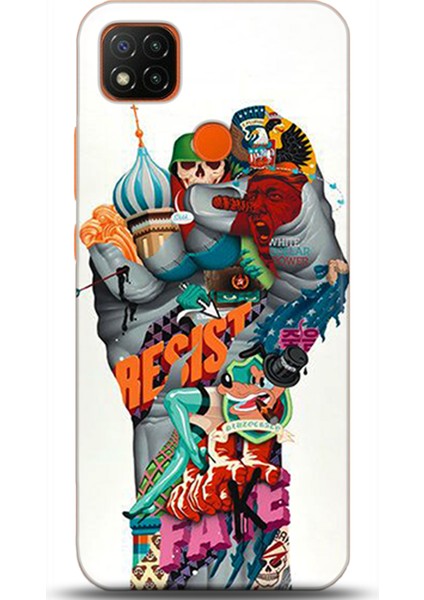 Xiaomi Redmi 9c Kılıf Hd Baskılı Kılıf - Followed Institution 0591