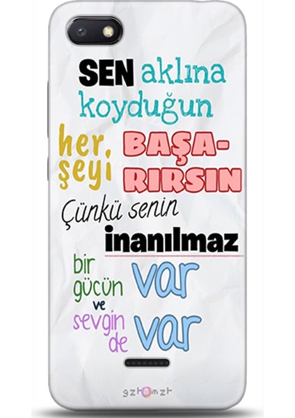 Xiaomi Redmi 6A Kılıf Hd Baskılı Kılıf - Followed Institution 0028