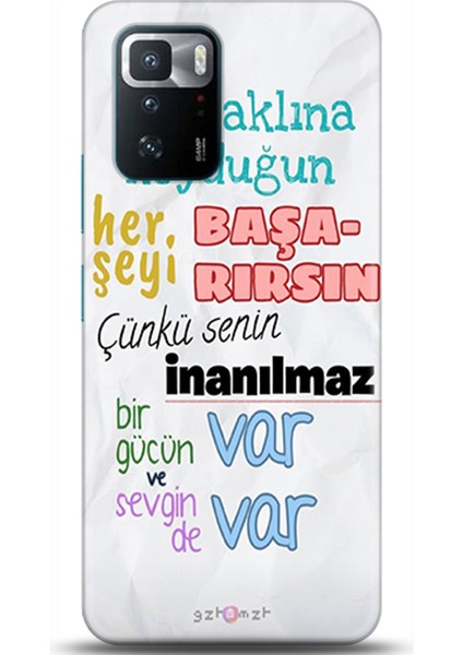 Xiaomi Poco X3 Gt Kılıf Hd Baskılı Kılıf - Followed Institution 0028