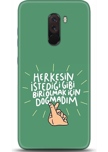 Xiaomi Pocophone F1 Kılıf Hd Baskılı Kılıf - Followed Institution 0426